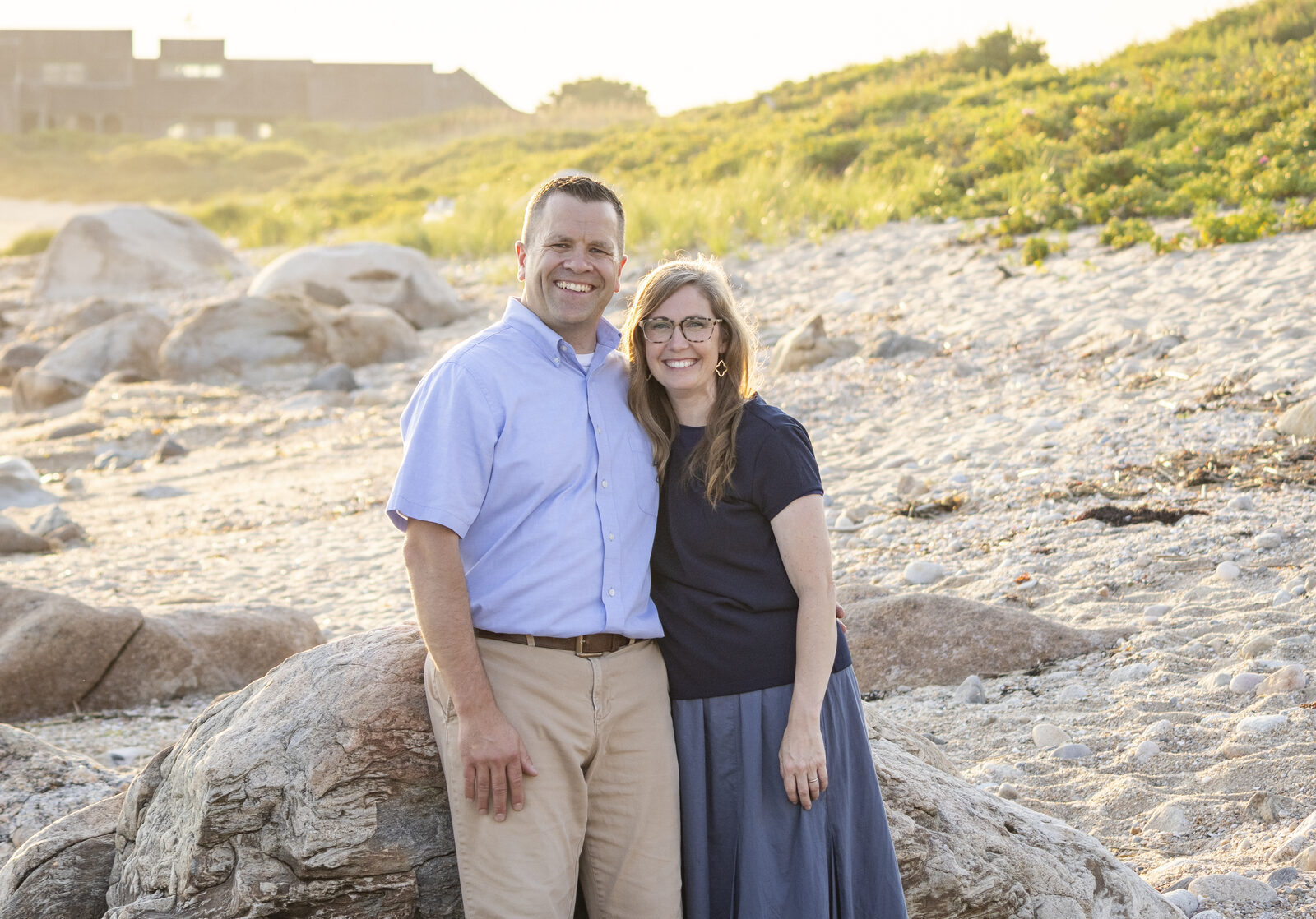 Pastor Jake and Lauren Jones at the beach